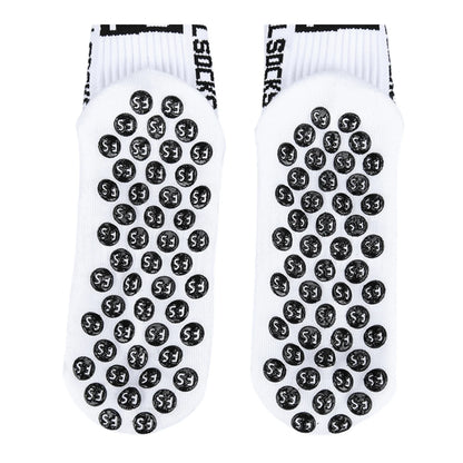 Elite Anti-Slip Grip Soccer Socks – 4 Pairs for Maximum Traction & Performance