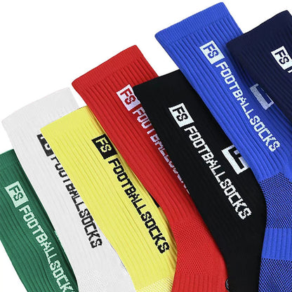 Elite Anti-Slip Grip Soccer Socks – 4 Pairs for Maximum Traction & Performance