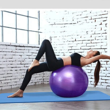 45cm PVC Thickened Yoga Ball – Explosion-Proof, Anti-Burst Balance Ball for Home Gym, Pilates & Core Training