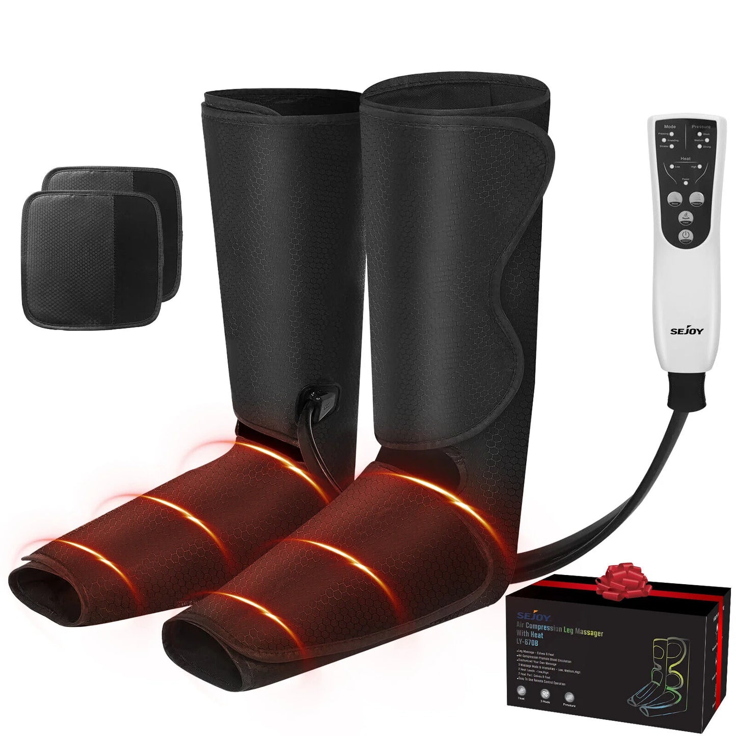 Sejoy Heated Leg & Foot Air Compression Massager