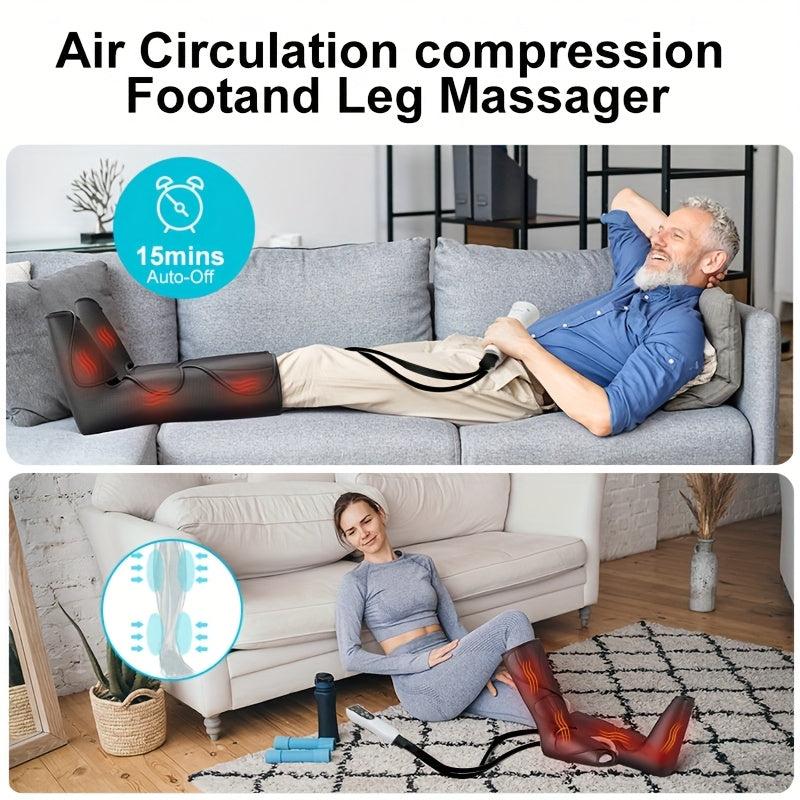 Sejoy Heated Leg & Foot Air Compression Massager